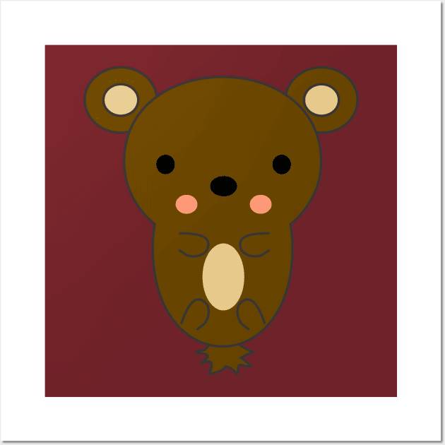 Cute Bear Wall Art by MichelMM